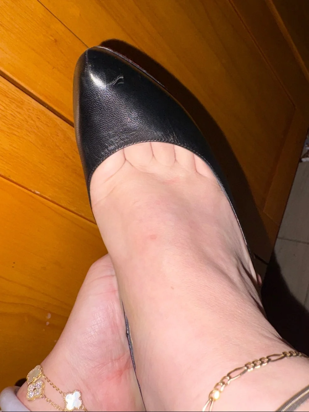 Christian Louboutin Black Pumps with Signature Red Soles